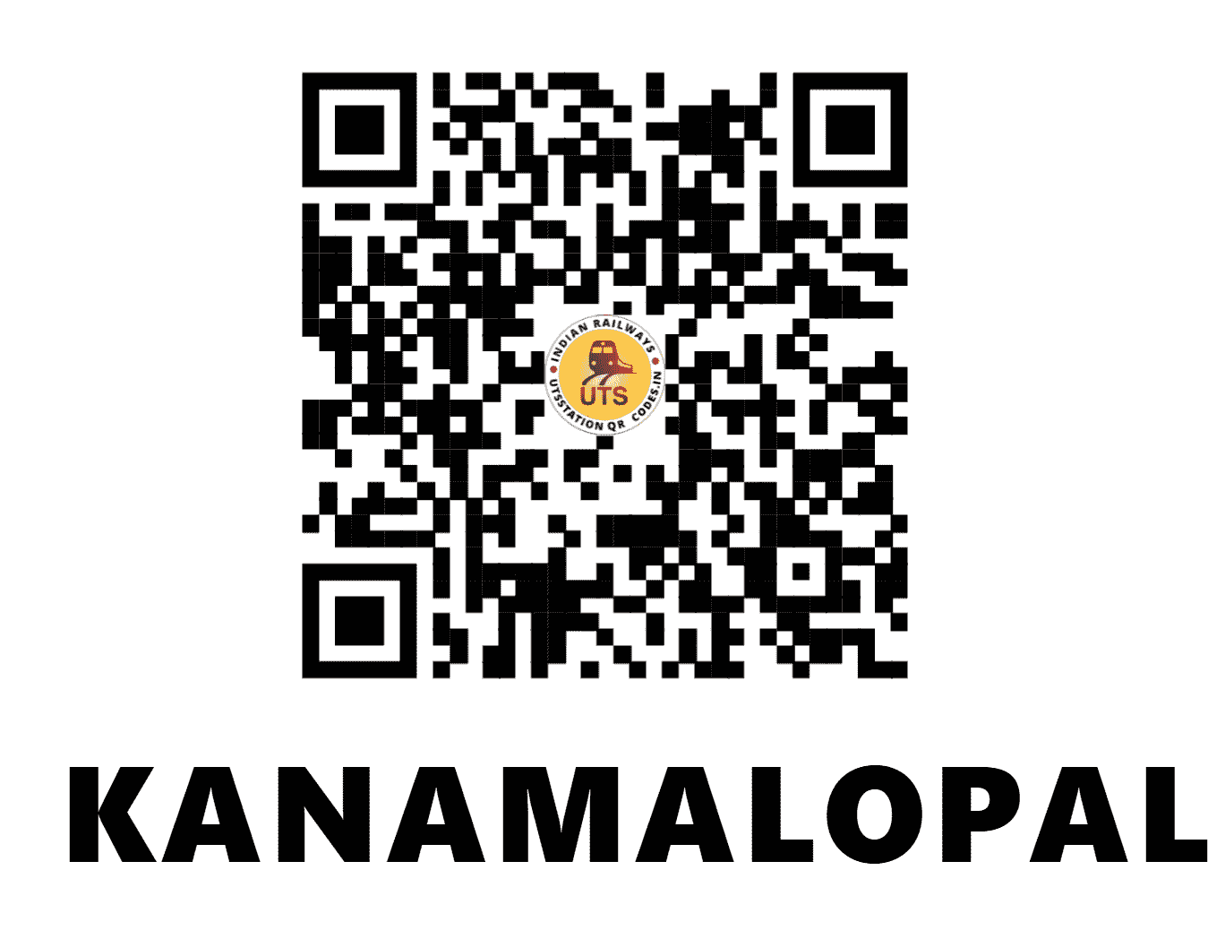 UTS QR Code for KANAMALOPALLE - KNLP - SC (ANDHRA PRADESH)